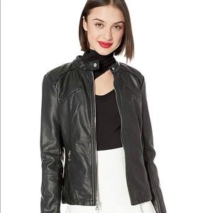 Guess Faux Leather Jacket NWT